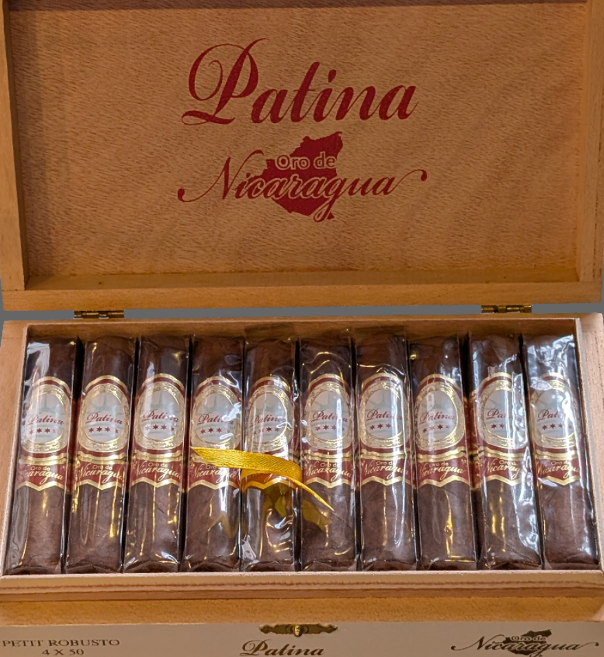 Patina Oro de Nicaragua Petite Robusto Bx