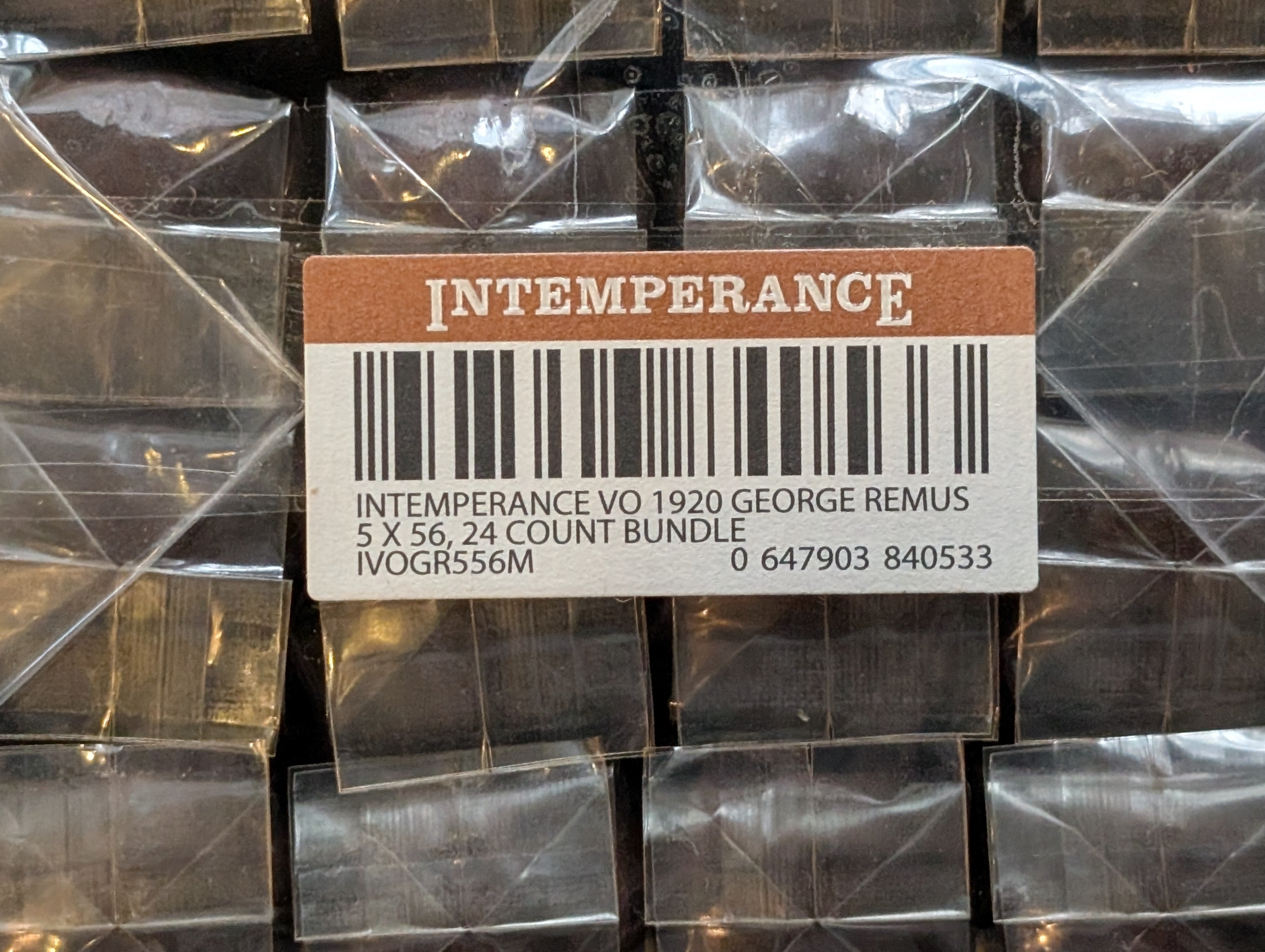 RoMa Craft Intemperance Volstead VO 1920 George Remus Bdl