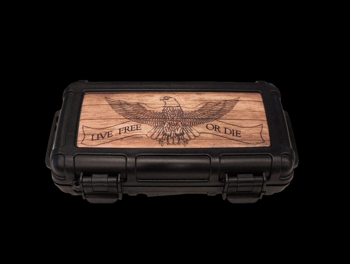5ct Live free or die Cigar Caddy