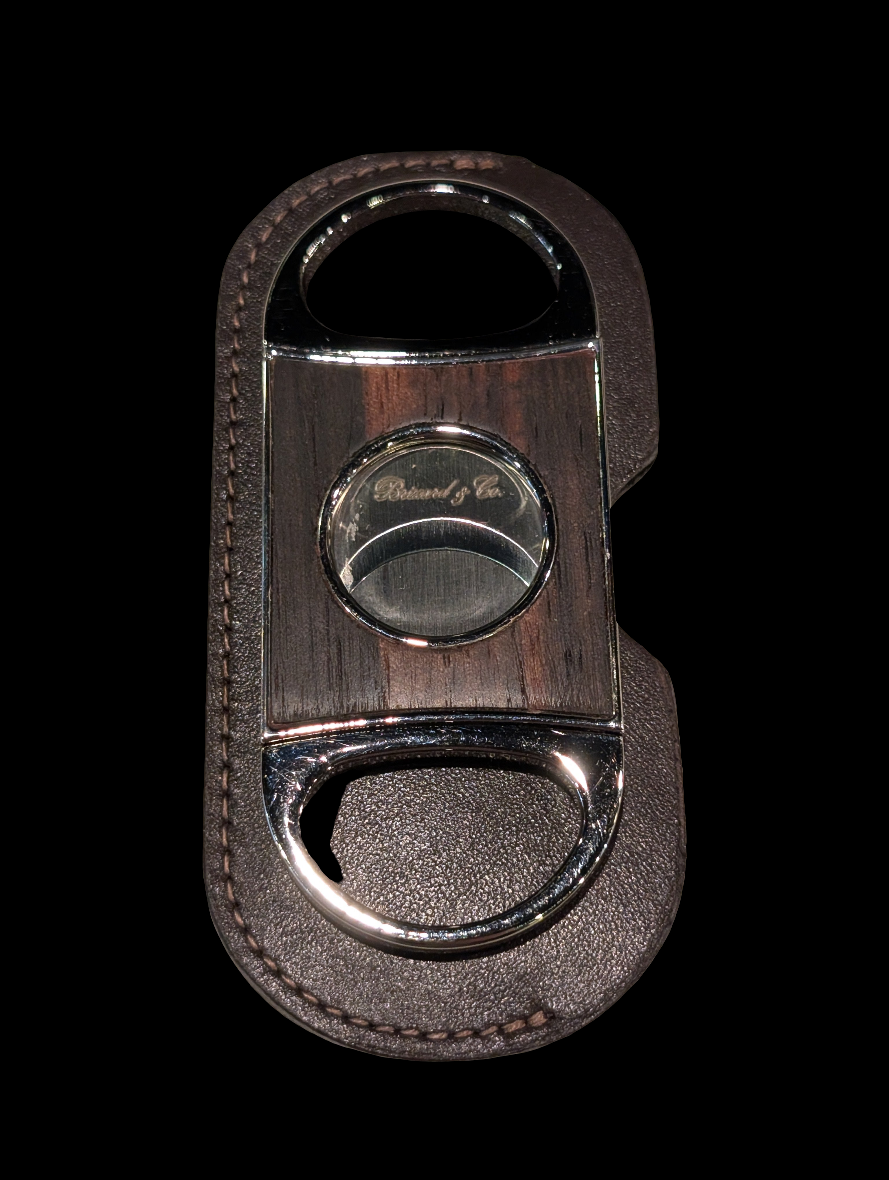 Ebony w/Coffee Pouch Double Guillotine II Cutter