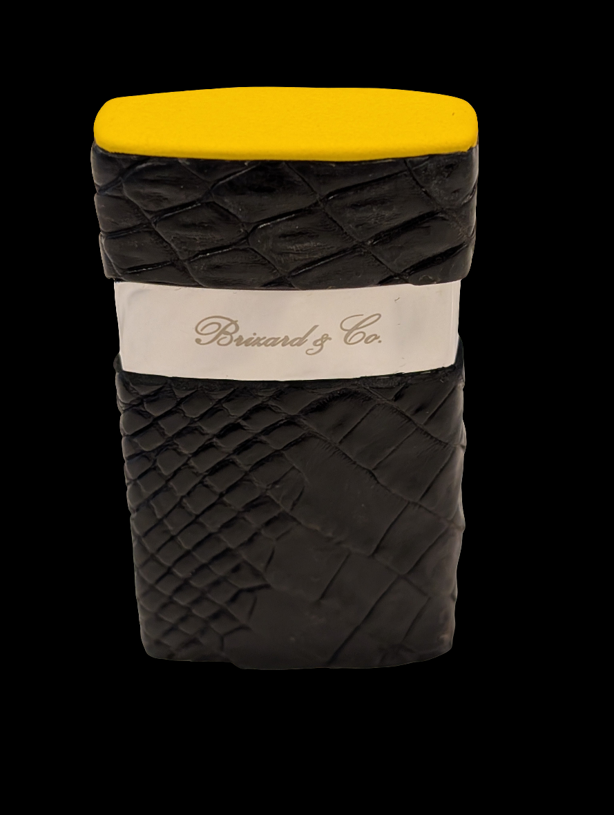 Genuine Caiman Black & Yellow Venezia Lighter