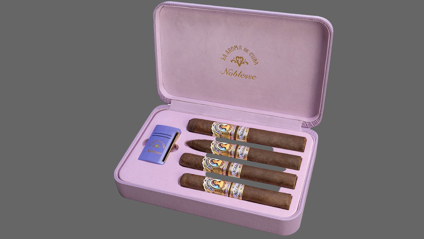 La Aroma de Cuba Noblesse 4-Cigar+Dupont