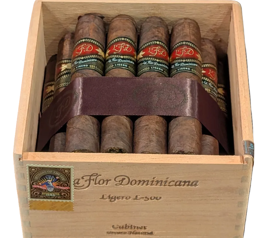 La Flor Dominicana Ligero L-500 Cabinet Oscuro Bx