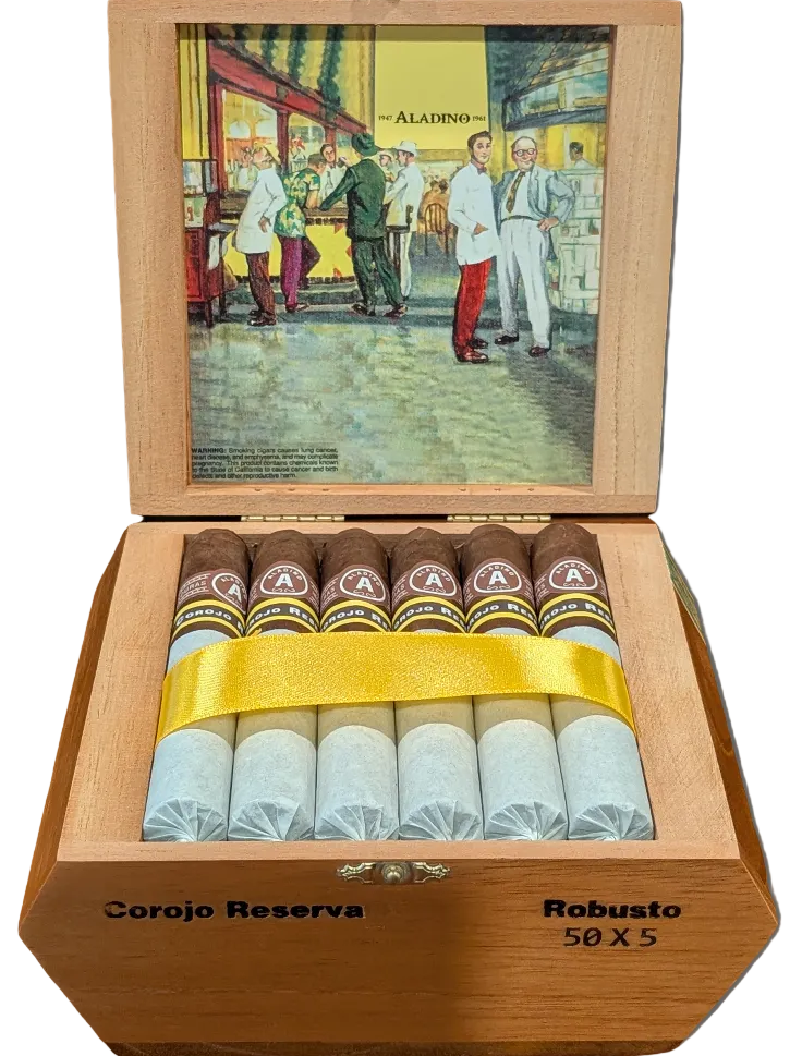 Aladino Corojo Reserva Robusto Bx