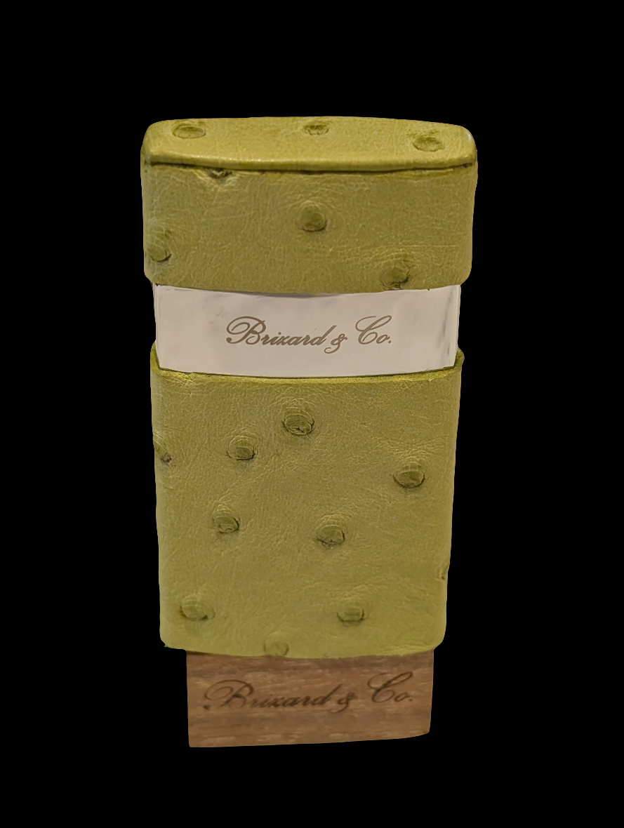 Genuine Ostrich Matcha Green Venezia Lighter
