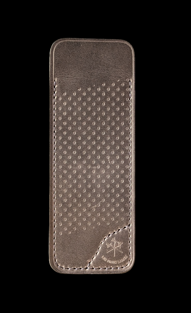 Les Fines Lames Leather Case Petrol Blue
