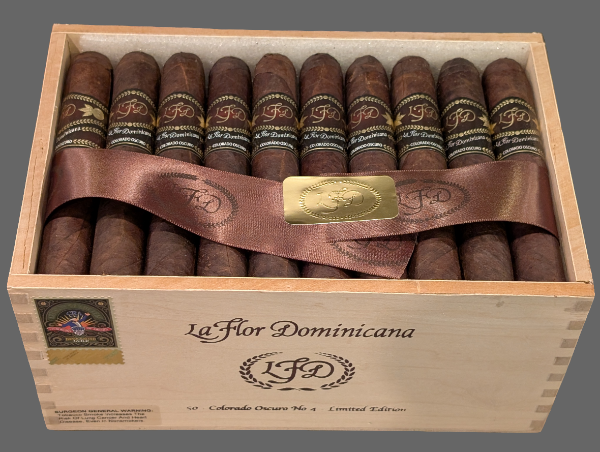 La Flor Dominicana Colorado Oscuro #4 Box