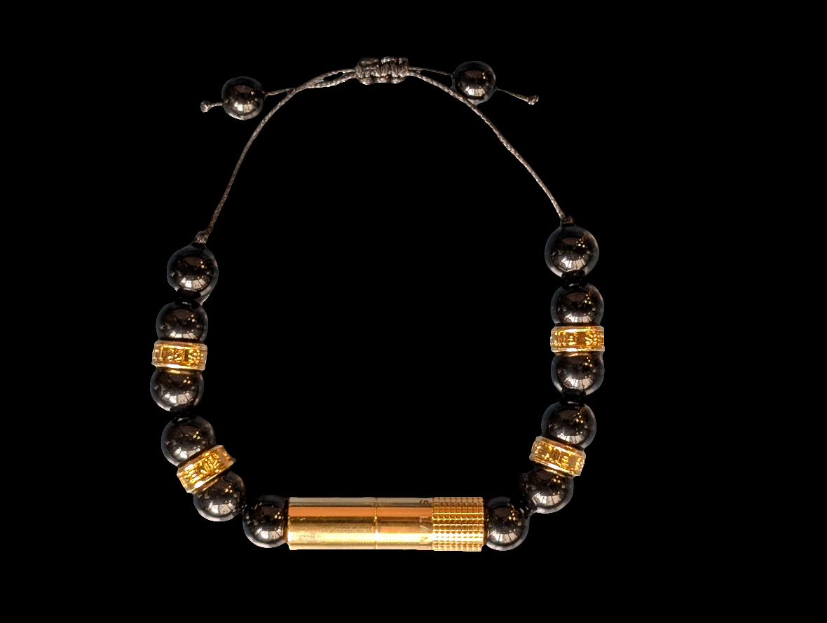 Punch Bracelet Oscuro Gold
