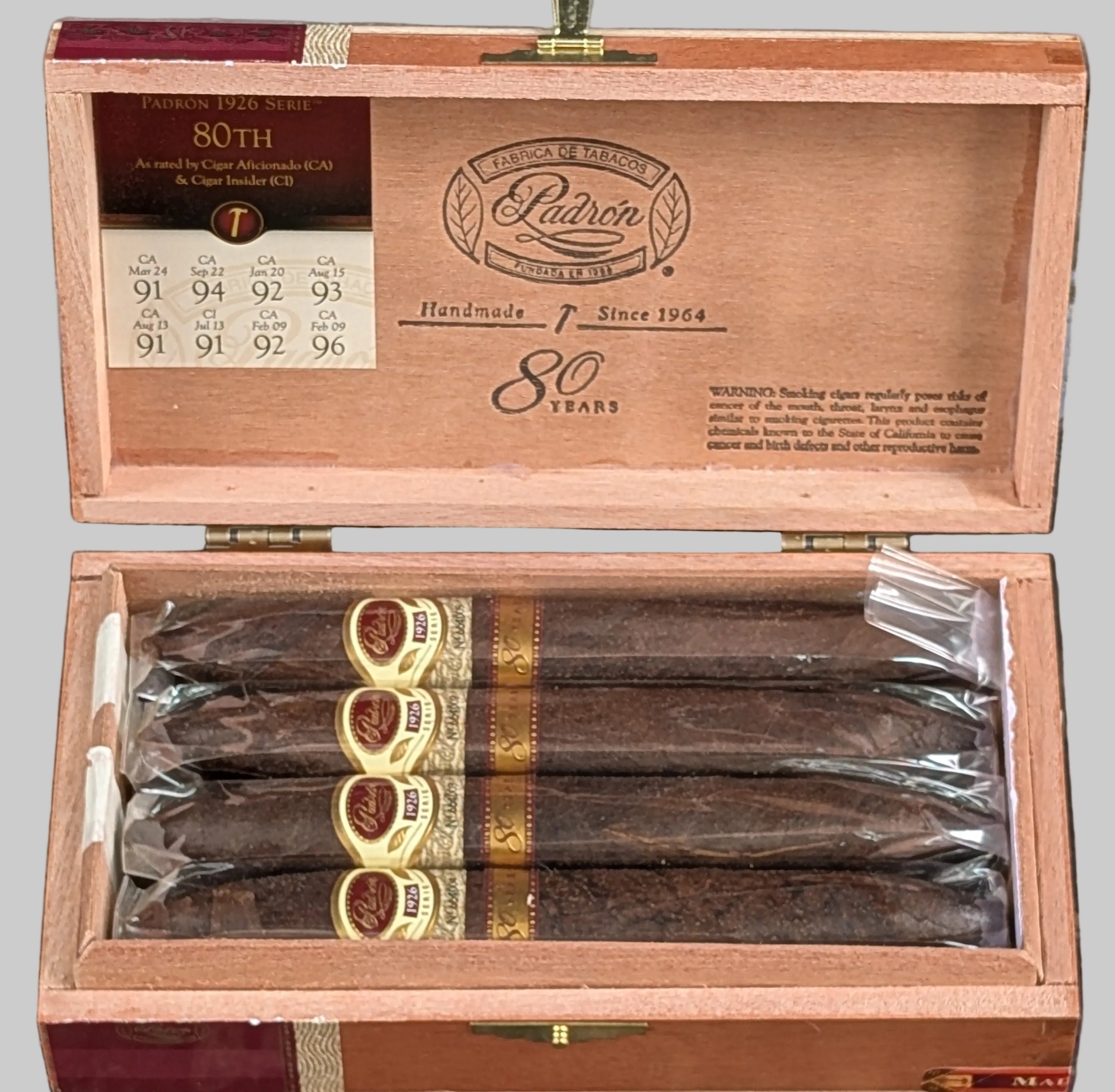 1926 Series 80yrs Maduro Bx