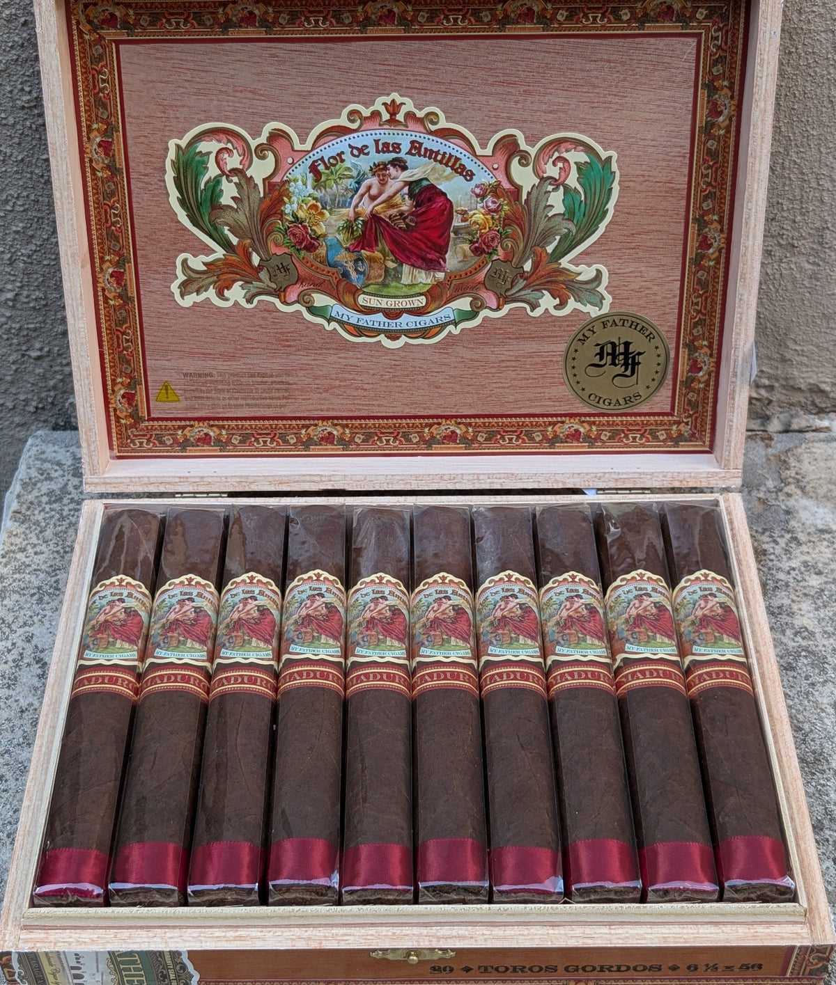 My Father Flor de las Antillas Maduro Toro Gordo Bx