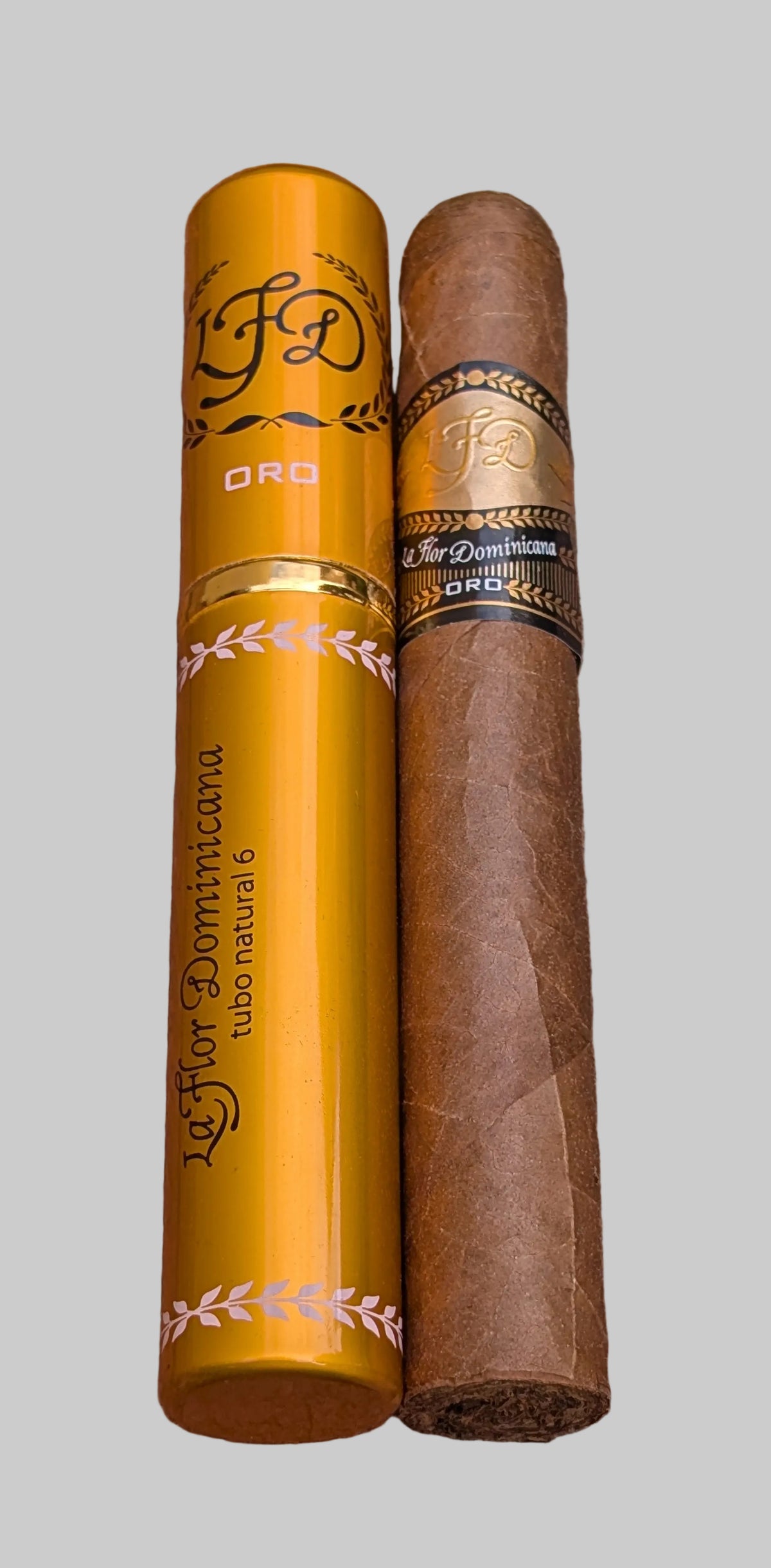 La Flor Dominicana Oro Tubo Natural #6