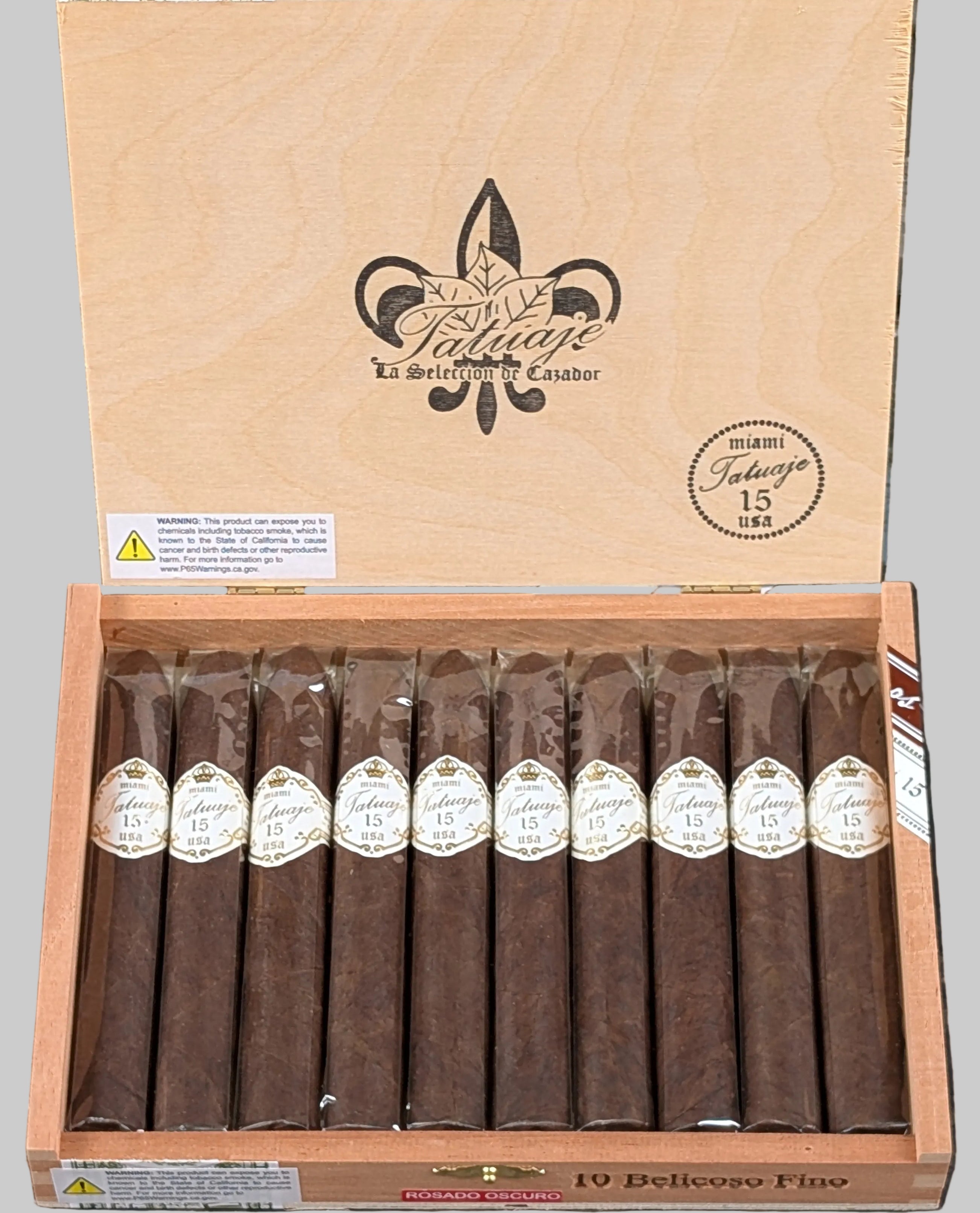 Tatuaje 15th Anniversary Belicoso Oscuro Box