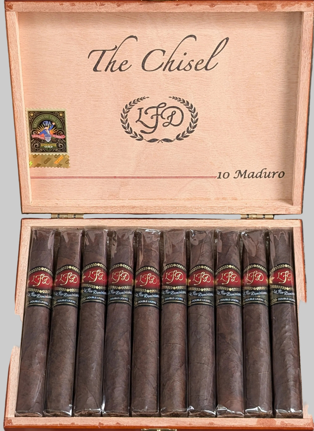 La Flor Dominicana Double Ligero Chisel Maduro Box