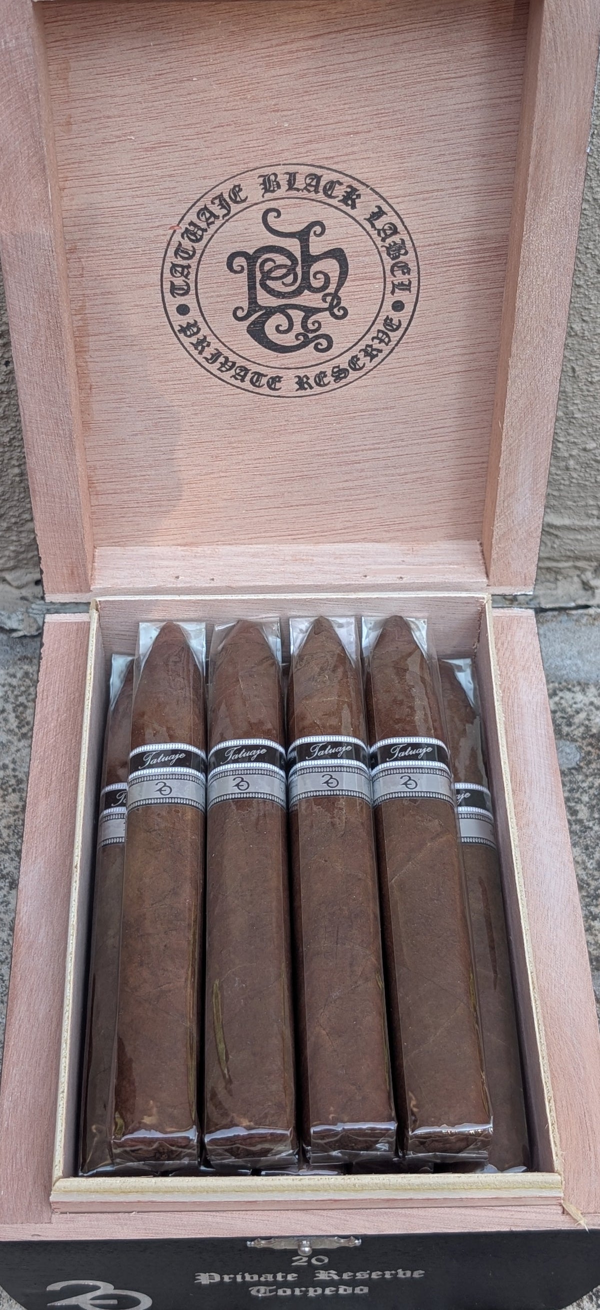 Tatuaje Black 20th Torpedo Bx