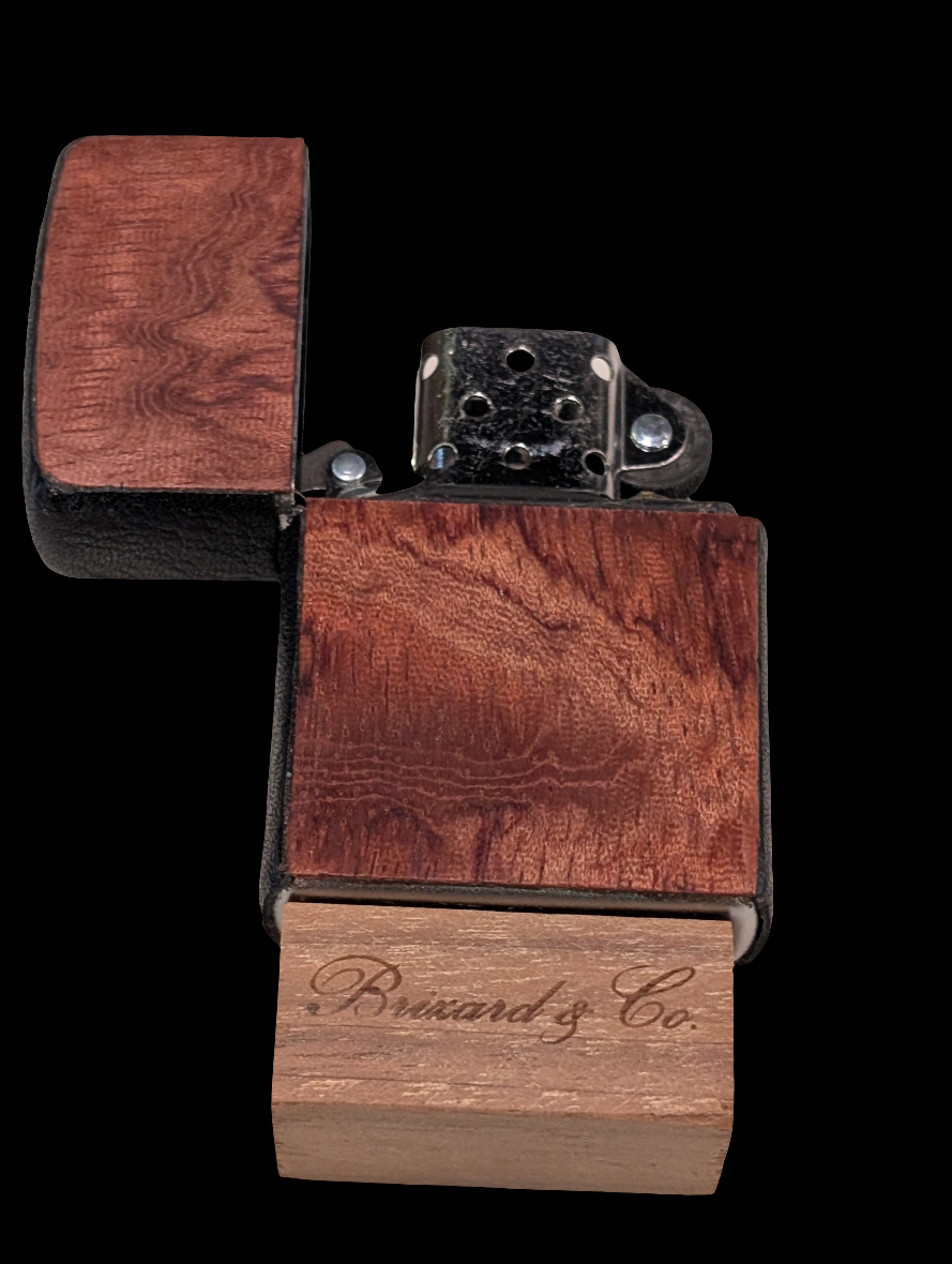 Bubinga Zippo Lighter