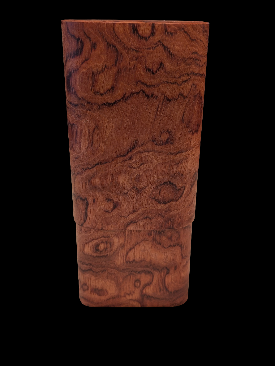 Exotic Wood Bubinga Cigar Case