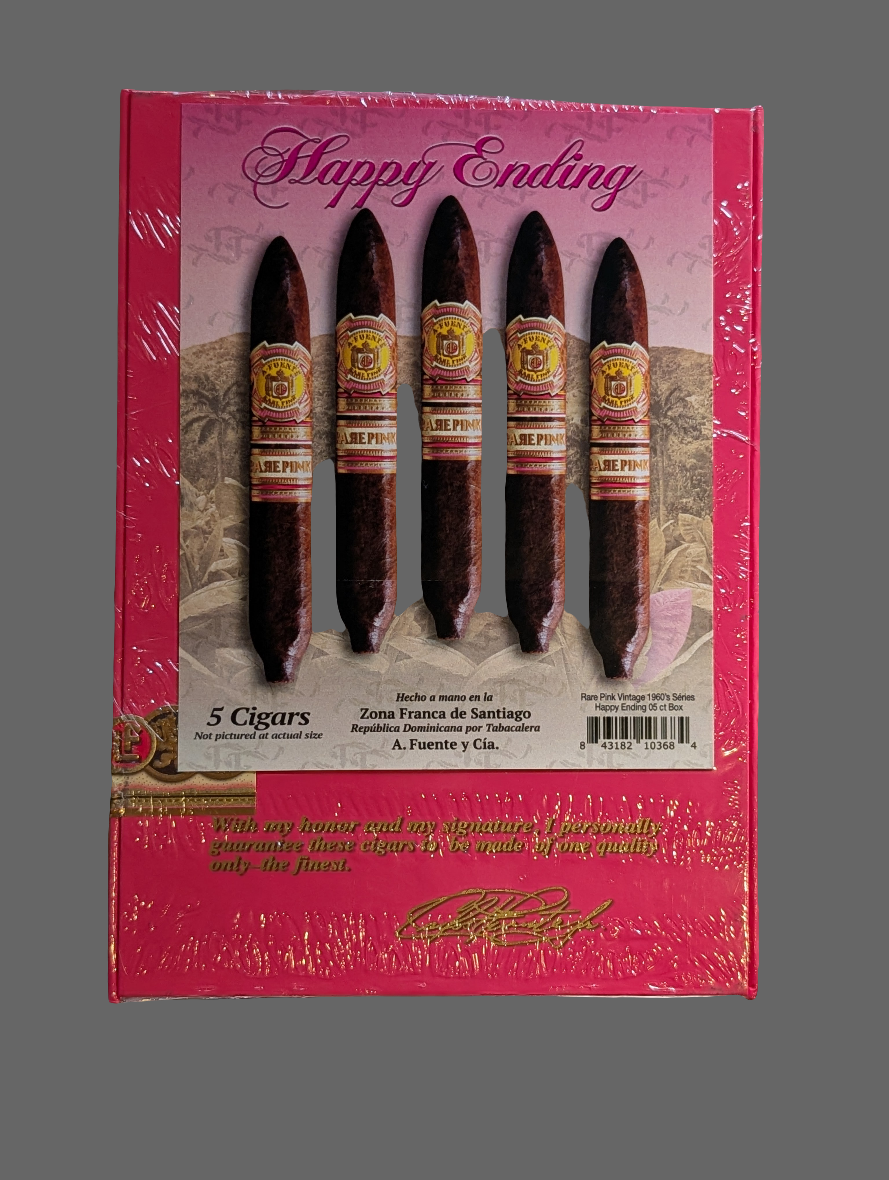 Arturo Fuente Rare Pink 60s VS Happy Ending 5pk