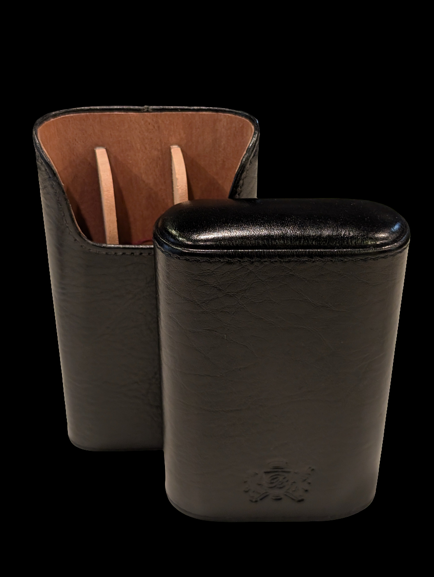 Antique Black Cigar Case
