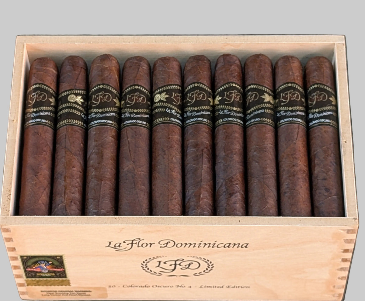 La Flor Dominicana Colorado Oscuro #4 Box