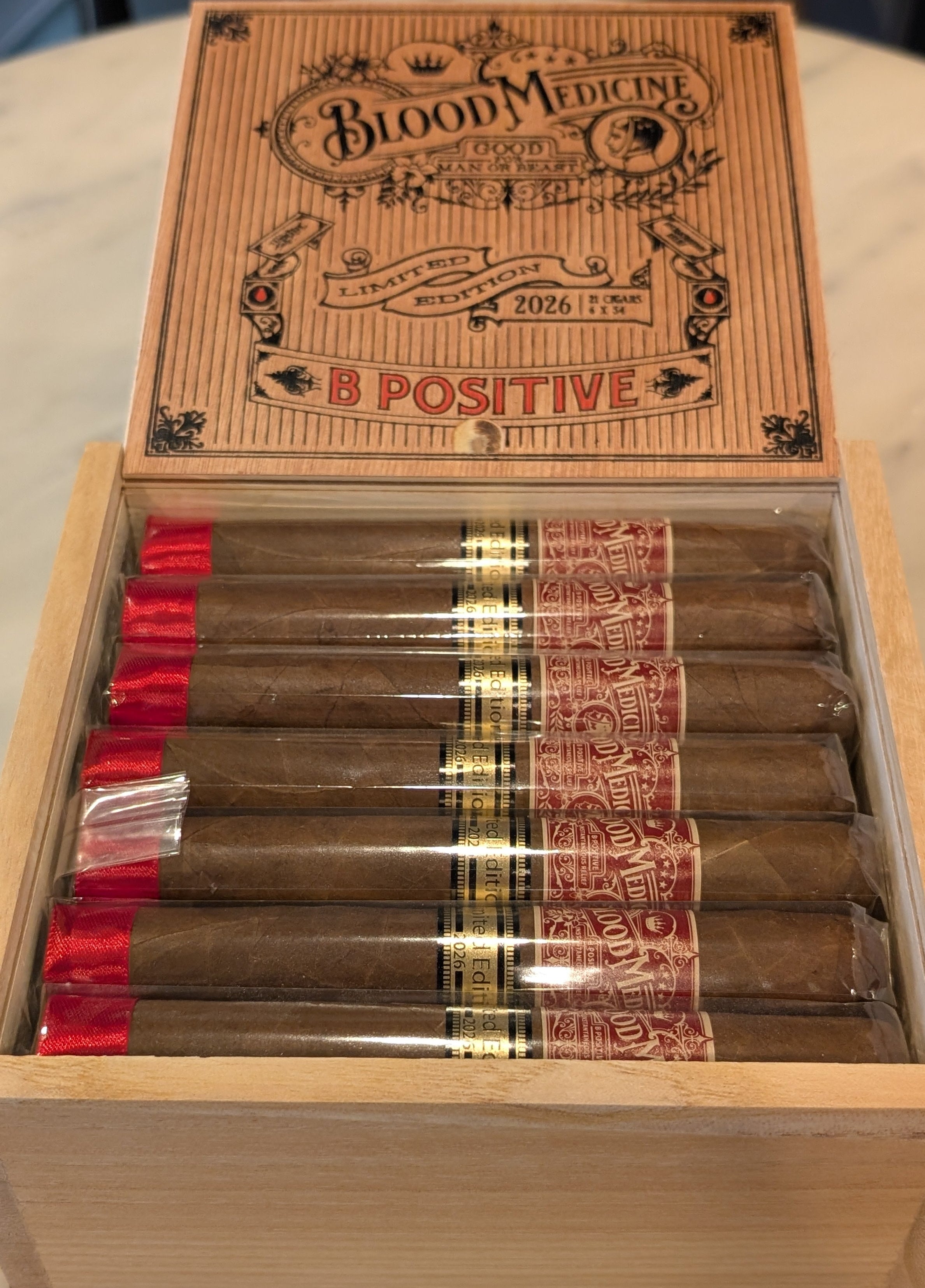 Blood Medicine B Positive LE 2026 6x54 Box