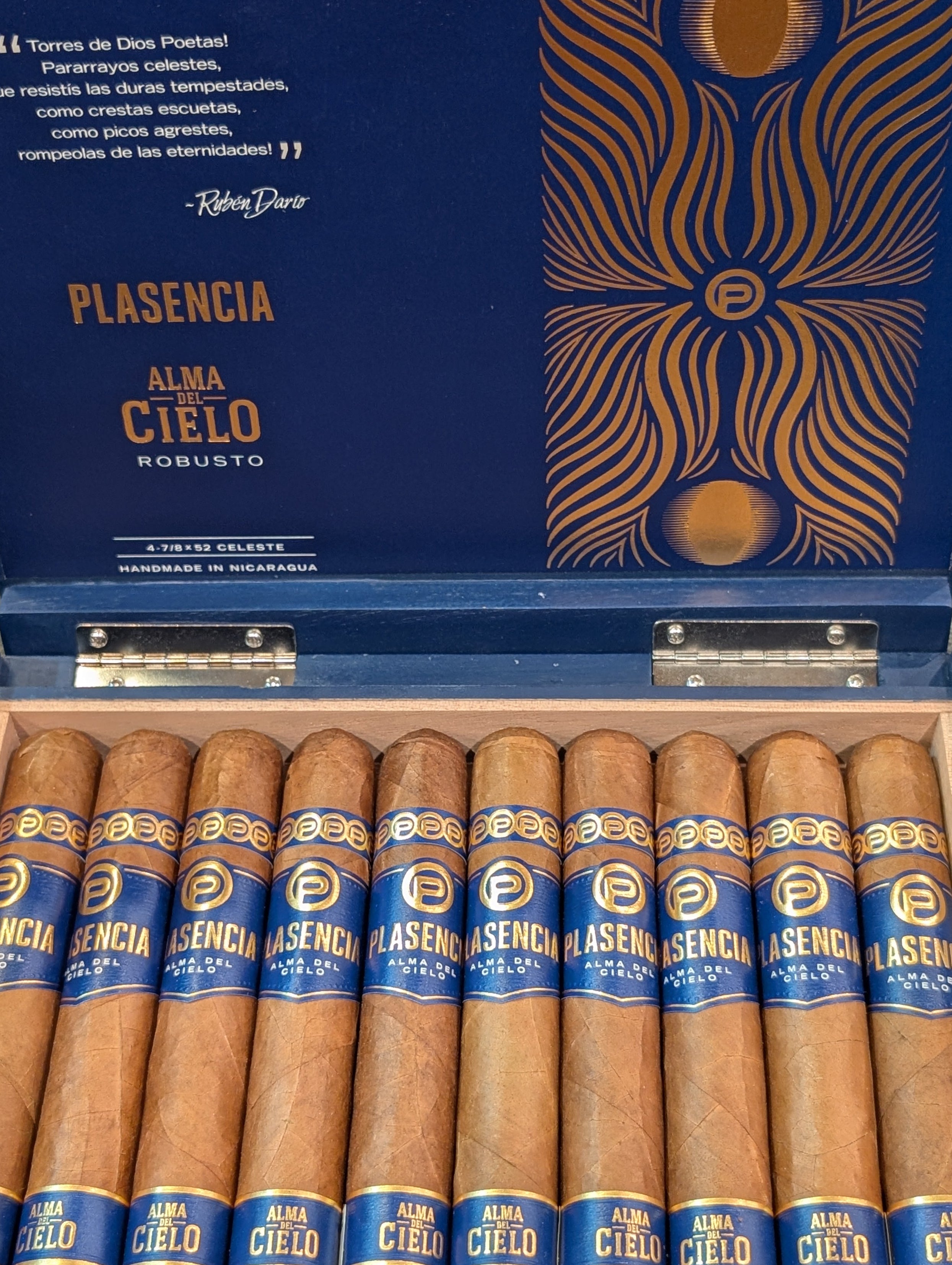 Plasencia Alma del Cielo Celeste-Robusto Bx
