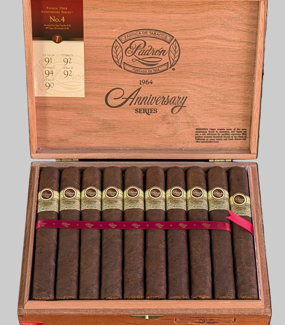 1964 Anniversary Series  #4 Maduro Bx