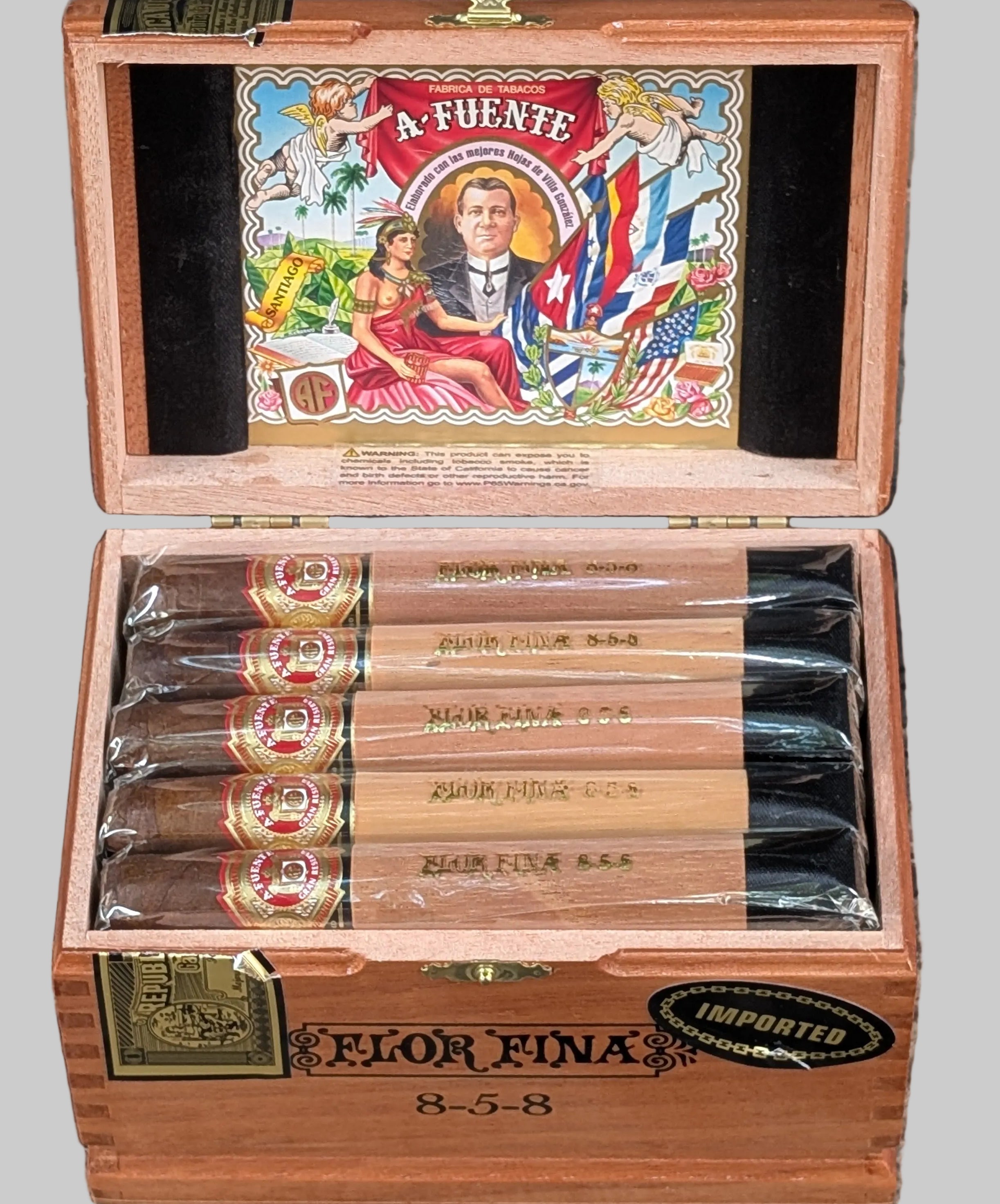 Arturo Fuente Flor Fina 858 Sun Grown Bx