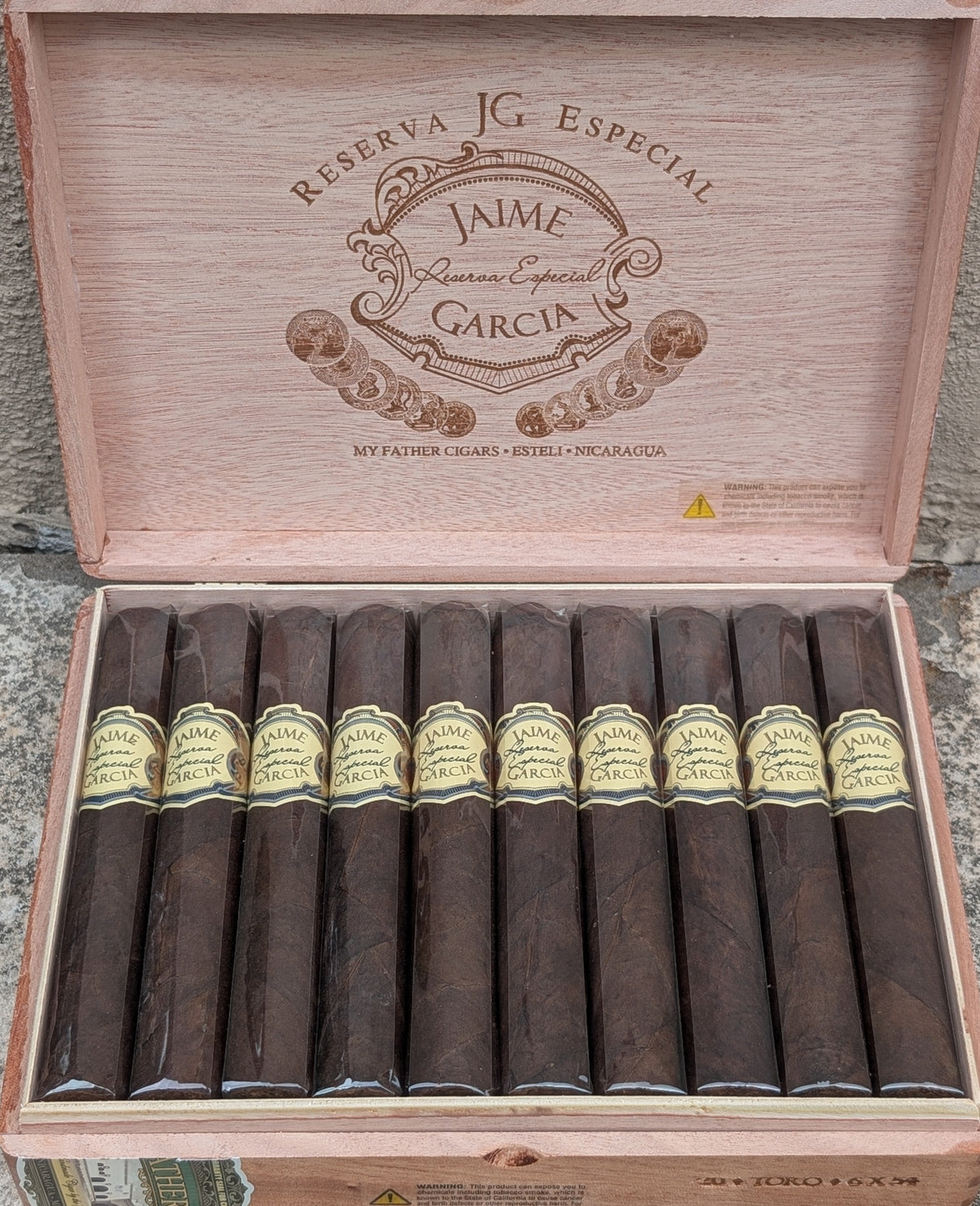 My Father Jaime Garcia Reserva Especial Toro Bx