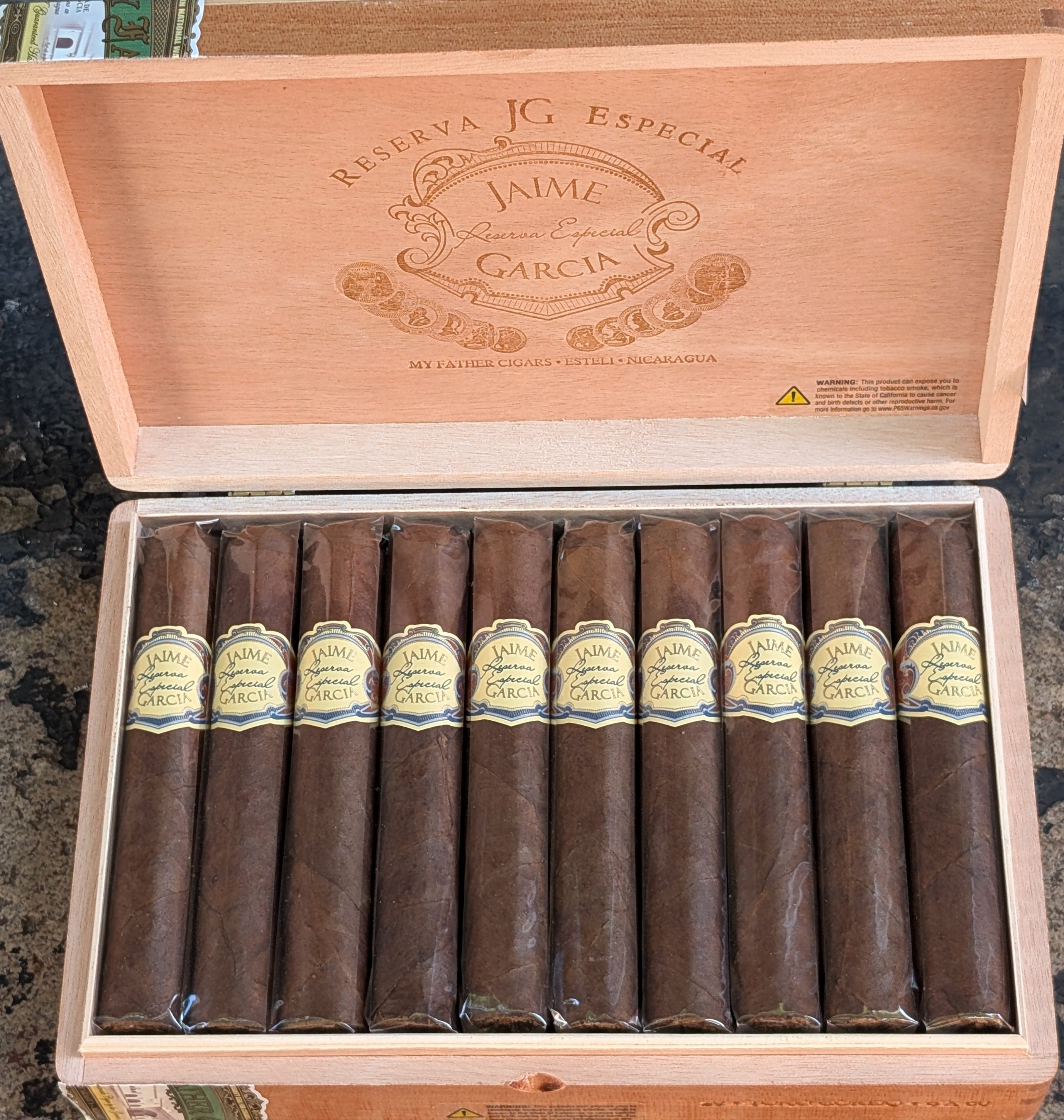My Father Jaime Garcia Reseva Especial Toro Gordo Bx