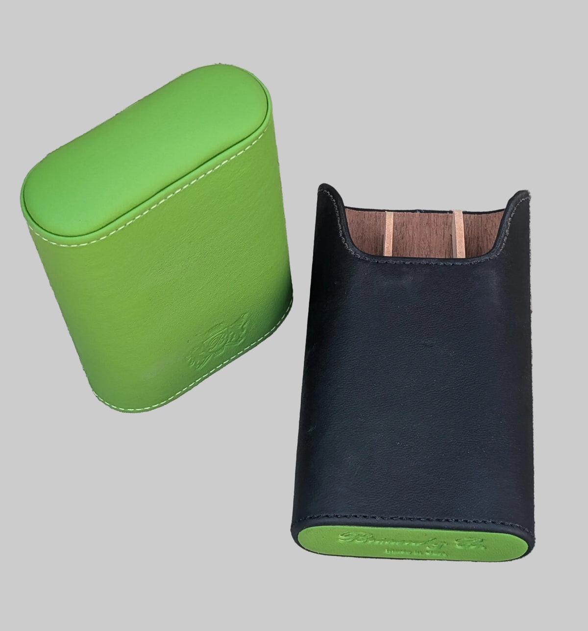 Racing Black & Neon Green Cigar Case