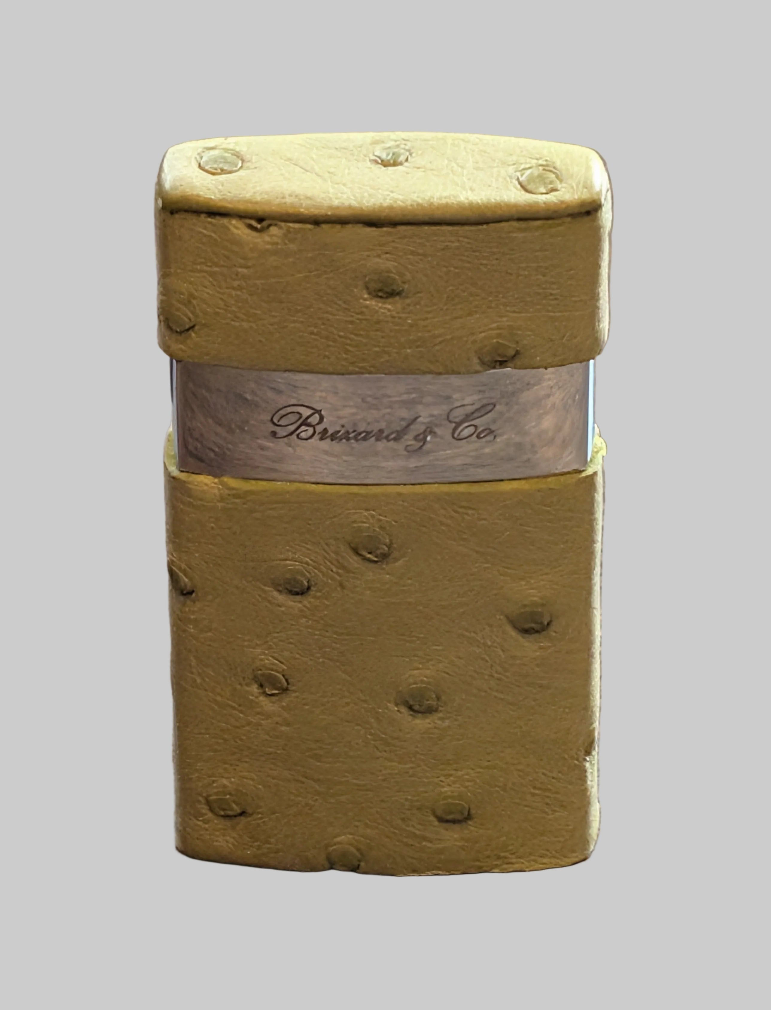 Genuine Ostrich Matcha Green Venezia Lighter