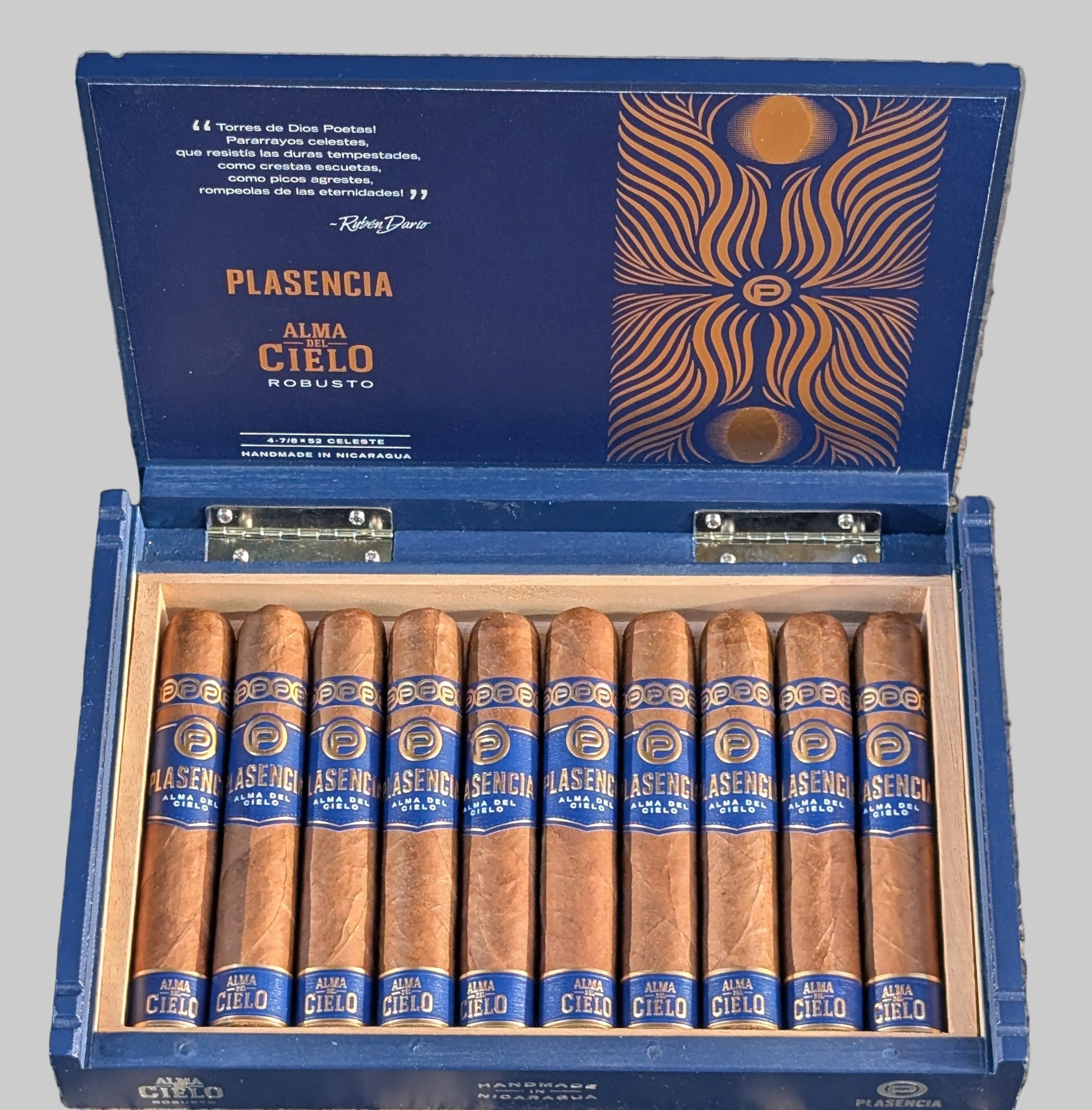 Plasencia Alma del Cielo Celeste-Robusto Bx